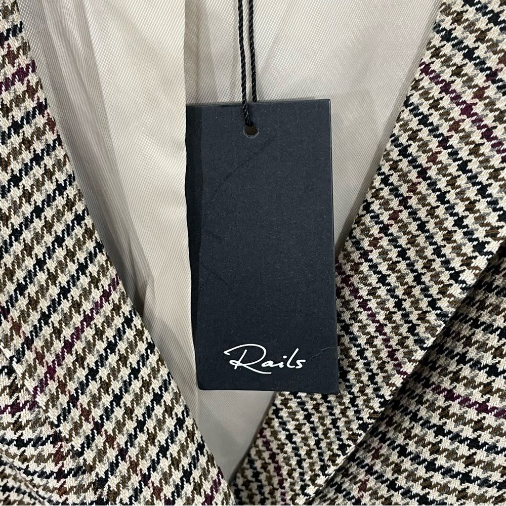Nwt Rails Jac Blazer In Cambridge Plaid Size Medi… - image 7